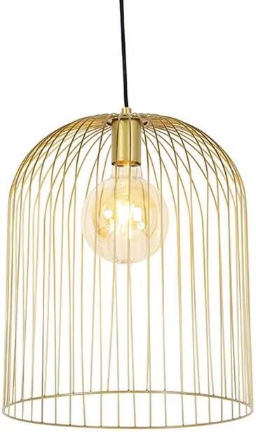 QAZQA Design hanglamp goud Wire Knock - Foto 1