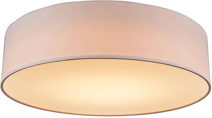 QAZQA Plafondlamp roze 40 cm incl. LED Drum LED - Foto 1