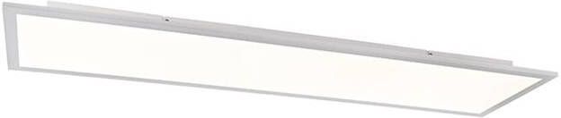 QAZQA Plafondlamp wit 120 cm incl. LED Liv - Foto 1