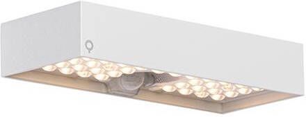 QAZQA Buiten wandlamp wit met dimlicht en sensor op solar Kayo - Foto 1