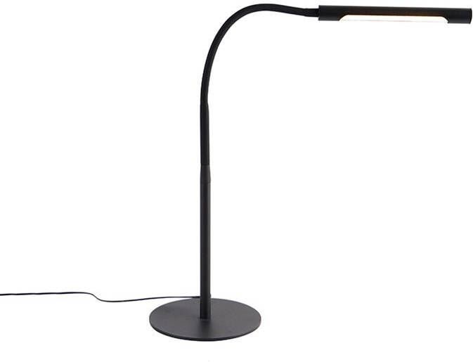 QAZQA Design tafellamp zwart incl. LED met touch dimmer Palka - Foto 1