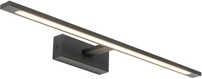 QAZQA Moderne wandlamp zwart 62 cm incl. LED IP44 Jerre - Foto 1