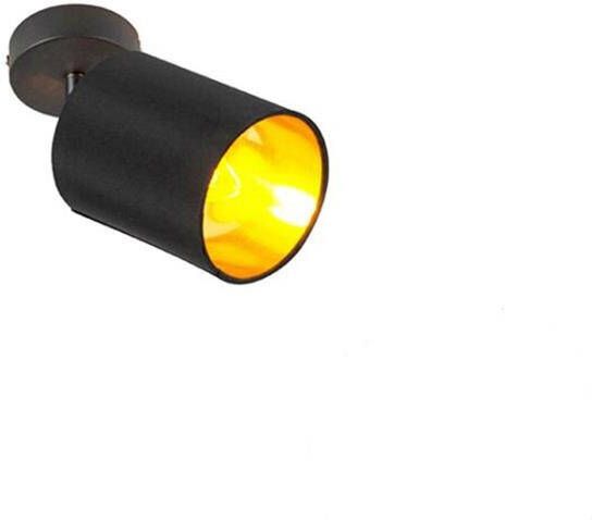 QAZQA Moderne opbouwspot zwart kantelbaar Lofty - Foto 2