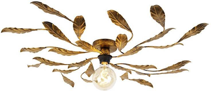QAZQA Vintage plafondlamp antiek goud Linden - Foto 1