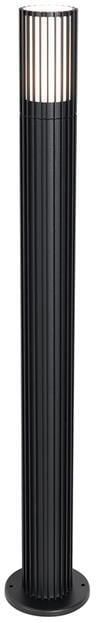 QAZQA Design buiten paaltje zwart 80 cm IP44 Boris