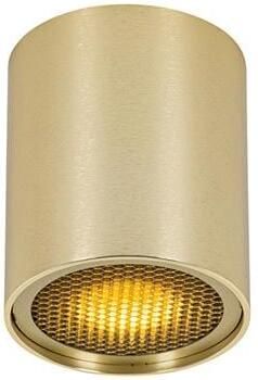 QAZQA Design opbouwspot goud GU10 50mm Tubo Honey