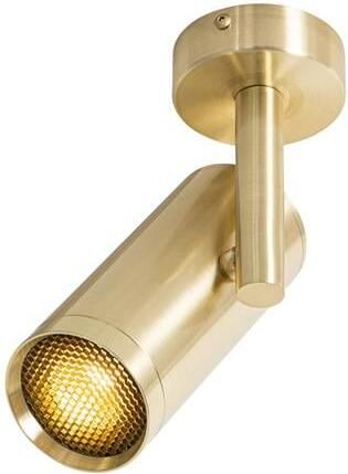 QAZQA Design spot goud verstelbaar Scopio Honey