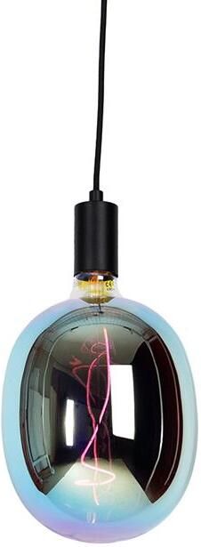 QAZQA Industriële hanglamp zwart incl. LED G170 dimbaar Facil