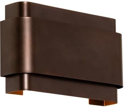 QAZQA Industriële wandlamp donkerbrons 2-lichts Coen