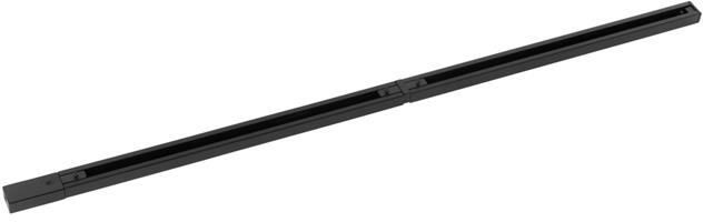 QAZQA Moderne 1-fase railsysteem zwart 50cm set van 2 Iconic