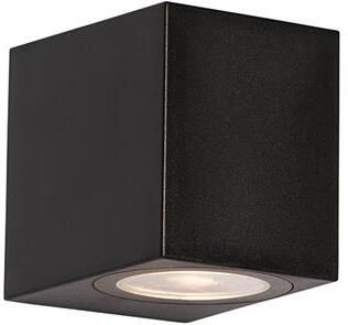 QAZQA Moderne buiten wandlamp zwart kunststof Baleno