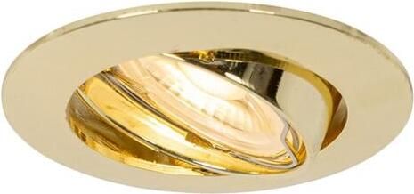 QAZQA Moderne inbouwspot messing 35 mm kantelbaar Edu