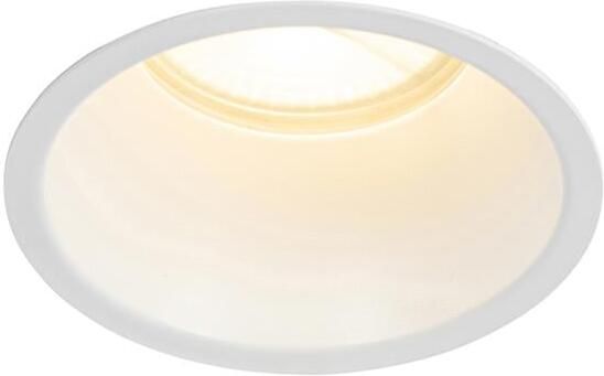 QAZQA Moderne inbouwspot wit AR70 IP44 Dept