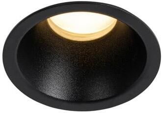 QAZQA Moderne inbouwspot zwart 35 mm IP44 Dept