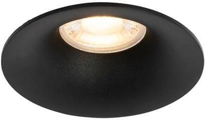 QAZQA Moderne inbouwspot zwart GU10 50mm Gijs