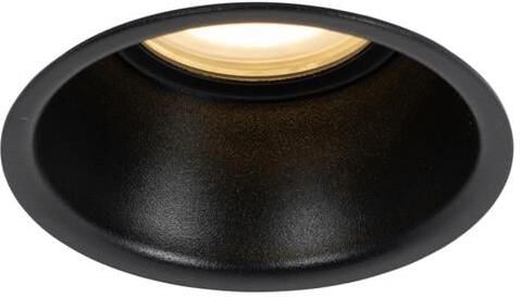 QAZQA Moderne inbouwspot zwart GU10 50mm IP44 Dept
