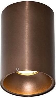 QAZQA Moderne opbouwspot donkerbrons GU10 50mm Deep