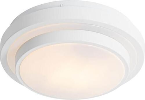 QAZQA Moderne plafondlamp wit 25 cm IP44 Walden
