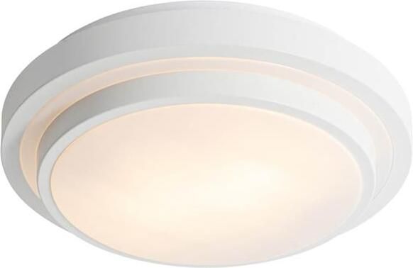 QAZQA Moderne plafondlamp wit 35 cm IP44 Walden