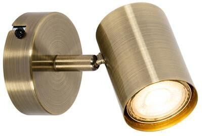 QAZQA Moderne spot brons kantelbaar Jeana