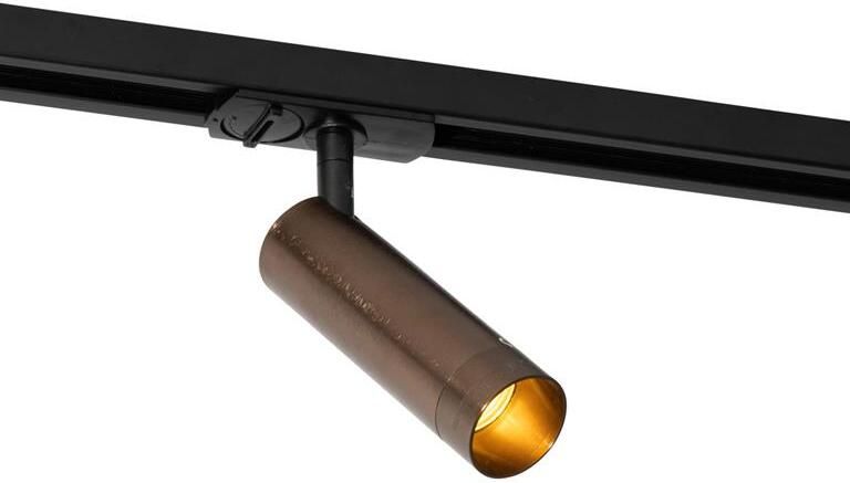 QAZQA Moderne spot donker brons voor railsysteem 1-fase 35mm Iconic