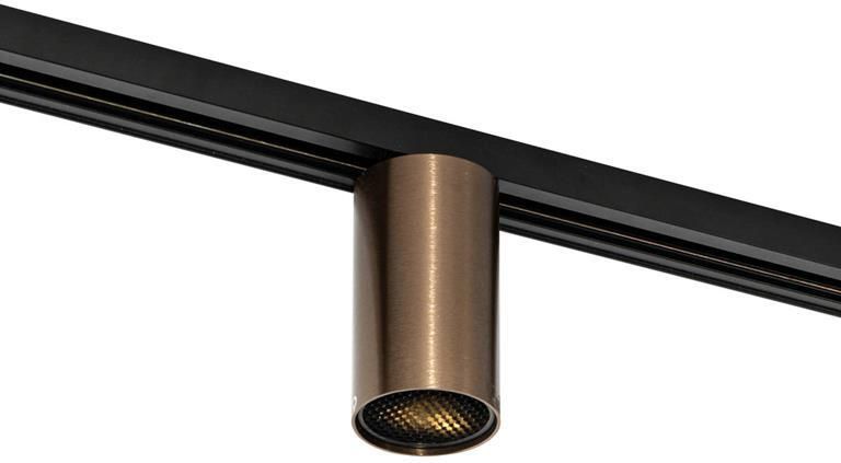 QAZQA Moderne spot donker brons voor railsysteem 1-fase GU10 35mm