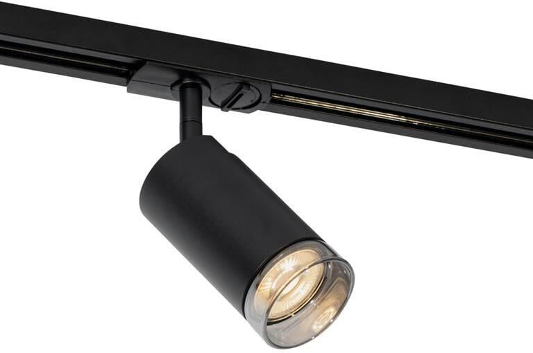 QAZQA Moderne spot met smoke ring voor railsysteem 1-fase GU10 50mm