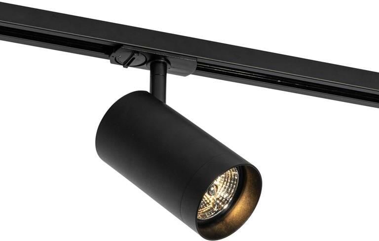 QAZQA Moderne spot zwart voor railsysteem 1-fase 70mm Iconic Jeana