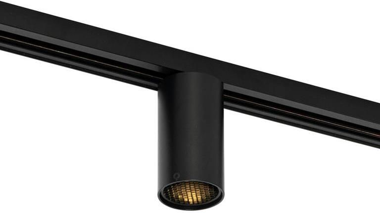 QAZQA Moderne spot zwart voor railsysteem 1-fase GU10 50mm Iconic