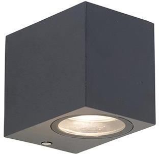 QAZQA Moderne wandlamp donkergrijs IP44 Baleno