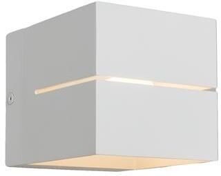 QAZQA Moderne wandlamp wit 9 7 cm Transfer Groove