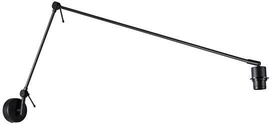 QAZQA Moderne wandlamp zwart verstelbaar Blitz