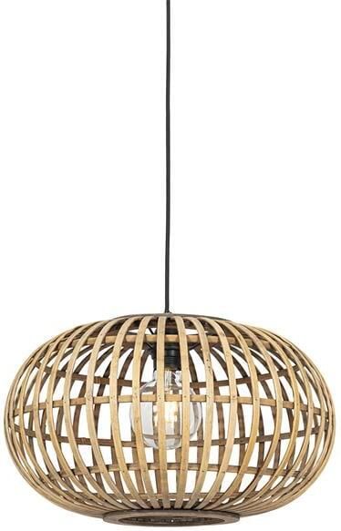 QAZQA Oosterse hanglamp bamboe 44 cm Amira