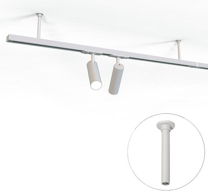 QAZQA Ophanging rail wit 10 6cm 1-fase Iconic