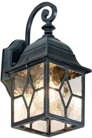 QAZQA Romantische buiten wandlantaarn antiek groen London