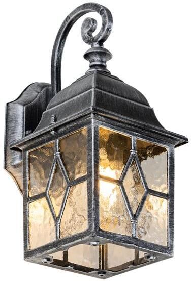 QAZQA Romantische buiten wandlantaarn antiek zilver London