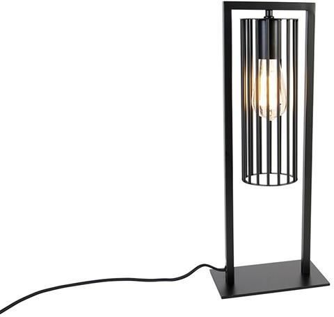 QAZQA Smart moderne tafellamp zwart incl. Wifi ST64 Balenco Wazo