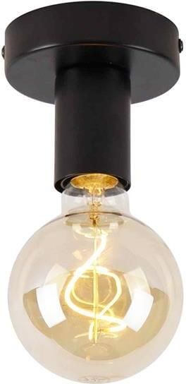 QAZQA Smart plafondlamp zwart incl. Wifi G95 Facile