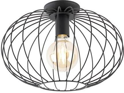 QAZQA Smart plafonnière zwart incl. Wifi G95 Margarita