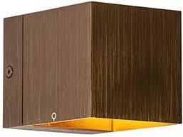 QAZQA Smart wandlamp donkerbrons 8 cm incl. Wifi G9 Transfer