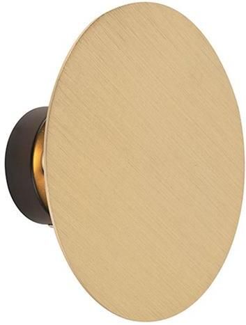 QAZQA Smart wandlamp rond goud incl. 2 Wifi g9 Pulley