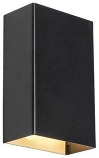 QAZQA Smart wandlamp zwart 10 cm incl. 2 Wifi G9 Otan