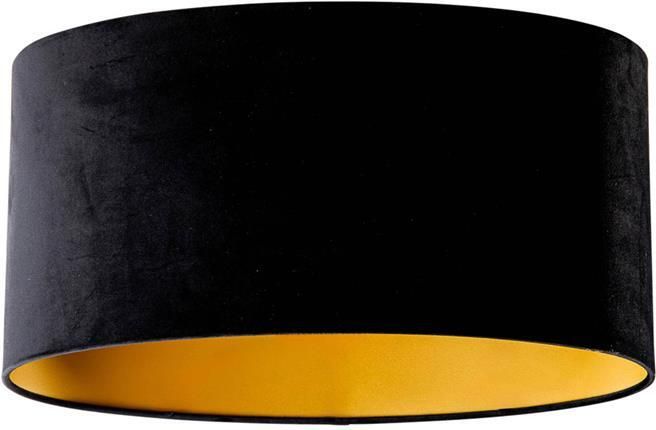 QAZQA Velours lampenkamp zwart ovaal 50|33|25