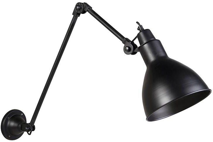 QAZQA Smart wandlamp zwart verstelbaar incl. Wifi A60 Wye