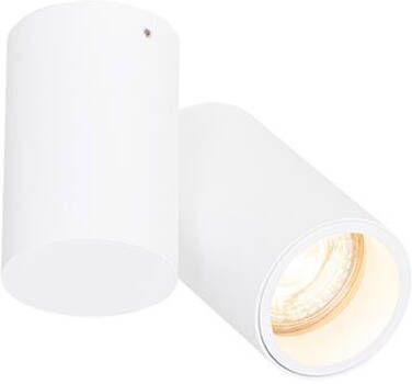 QAZQA Design plafondspot wit kantelbaar GU10 50mm Michael