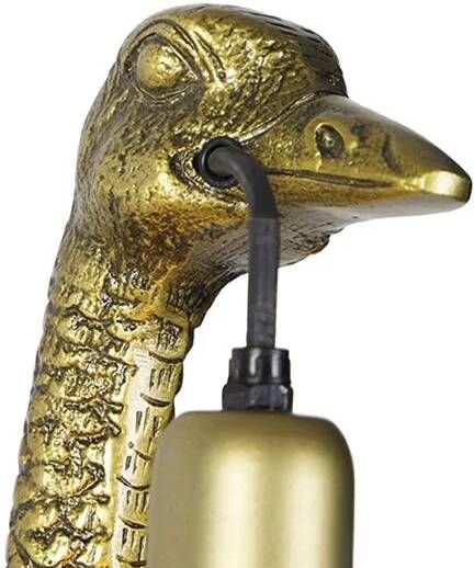 QAZQA Vintage wandlamp messing Animal Camel bird