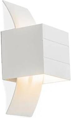 QAZQA Moderne wandlamp wit met lichteffect Amy