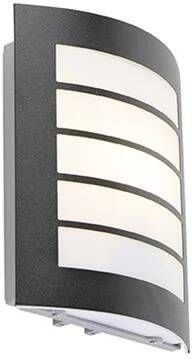 QAZQA Wandlamp buiten miro Zwart Modern L 176mm