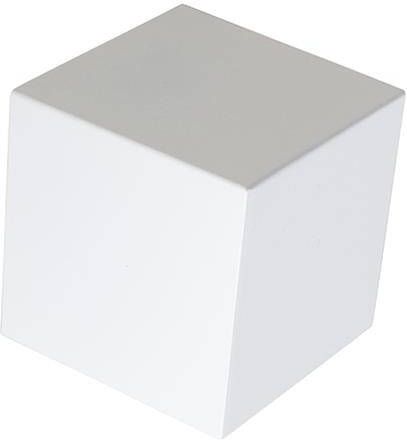 QAZQA Moderne wandlamp wit Cube - Foto 1