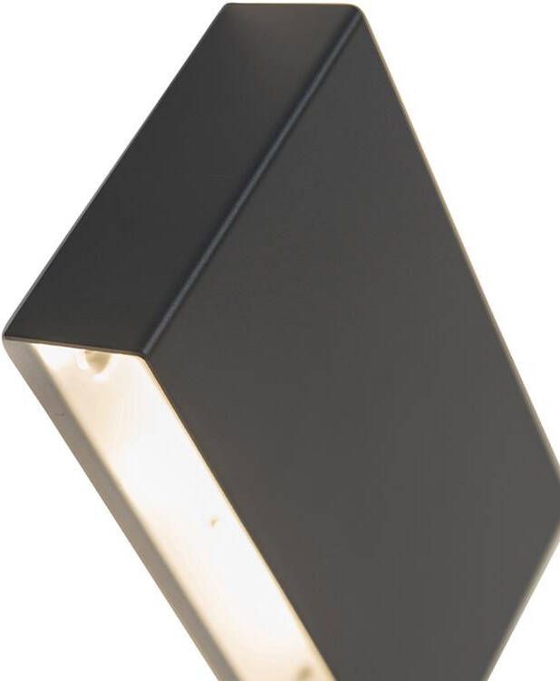 QAZQA Moderne wandlamp zwart Otan - Foto 1